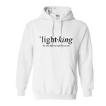 LIGHT KING // Define - White Hoodie