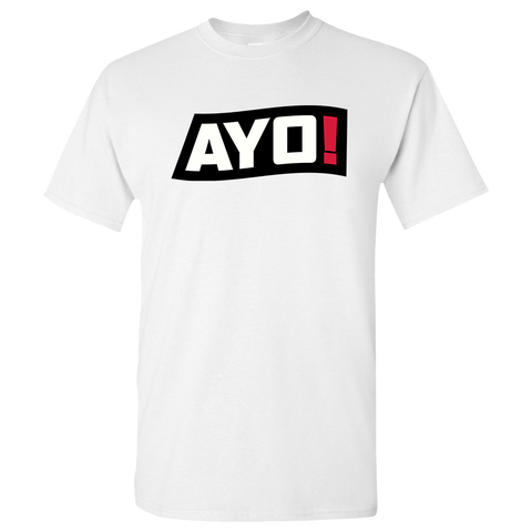 AYO Logo White Tee